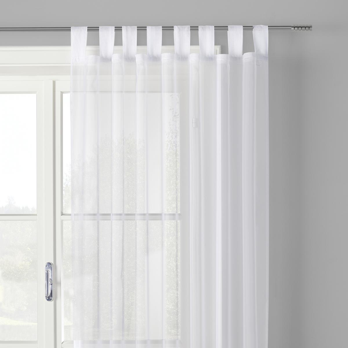 ZÁVES S PÚTKAMI Hanna 2ks/bal.,140/245cm - biela, textil (140/245cm) - Based