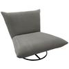 Relaxsessel Cremona Polyester Silberfarben - Silberfarben/Schwarz, Design, Textil (100/78/96cm) - Livetastic