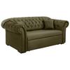 Schlafsofa Cupido - Schwarz/Olivgrün, Design, Textil (213/86/99cm) - MID.YOU