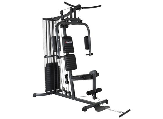 Kraftstation Multi-gyms Ultra - Dunkelgrau/Schwarz, MODERN, Kunststoff/Metall (105/200/167cm) - Hammer