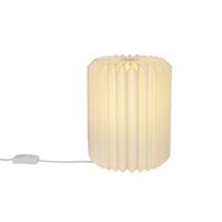 STOLNÁ LAMPA OLGA - biela, Modern, plast/papier (20/20/25cm) - Mömax