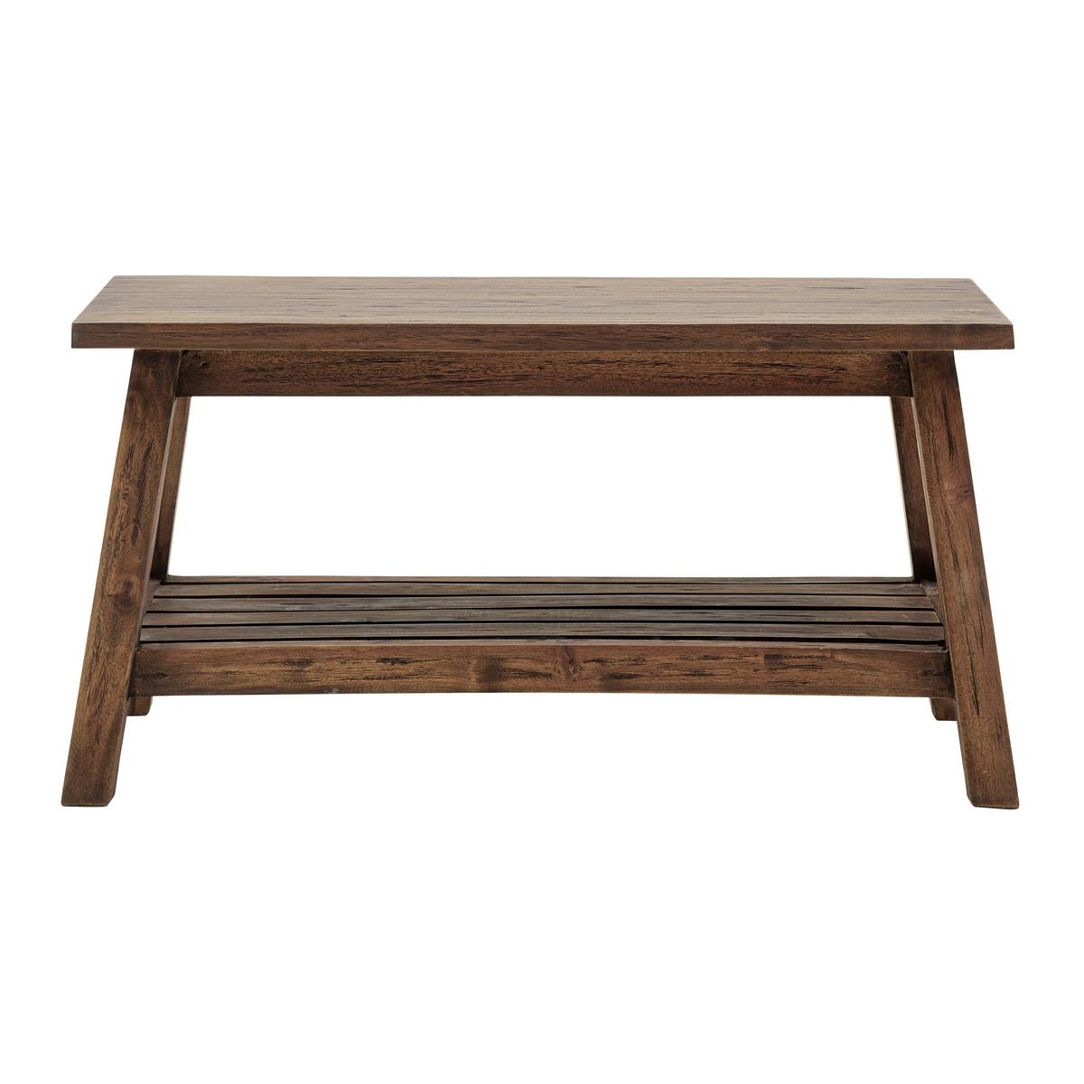 Viacúčelová lavica FIDUS -TREND- - prírodná farba, Lifestyle, drevo (90/48/35cm) - Premium Living