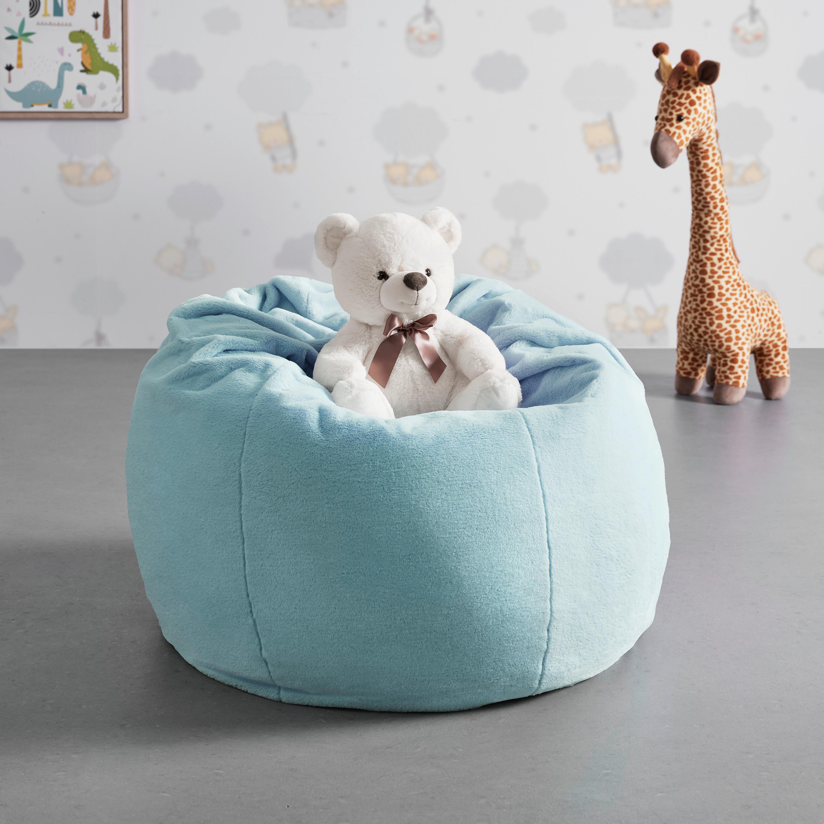 Sedací Vak Mario Modrá - modrá, Moderný, textil (64/110cm) - Bessagi Kids