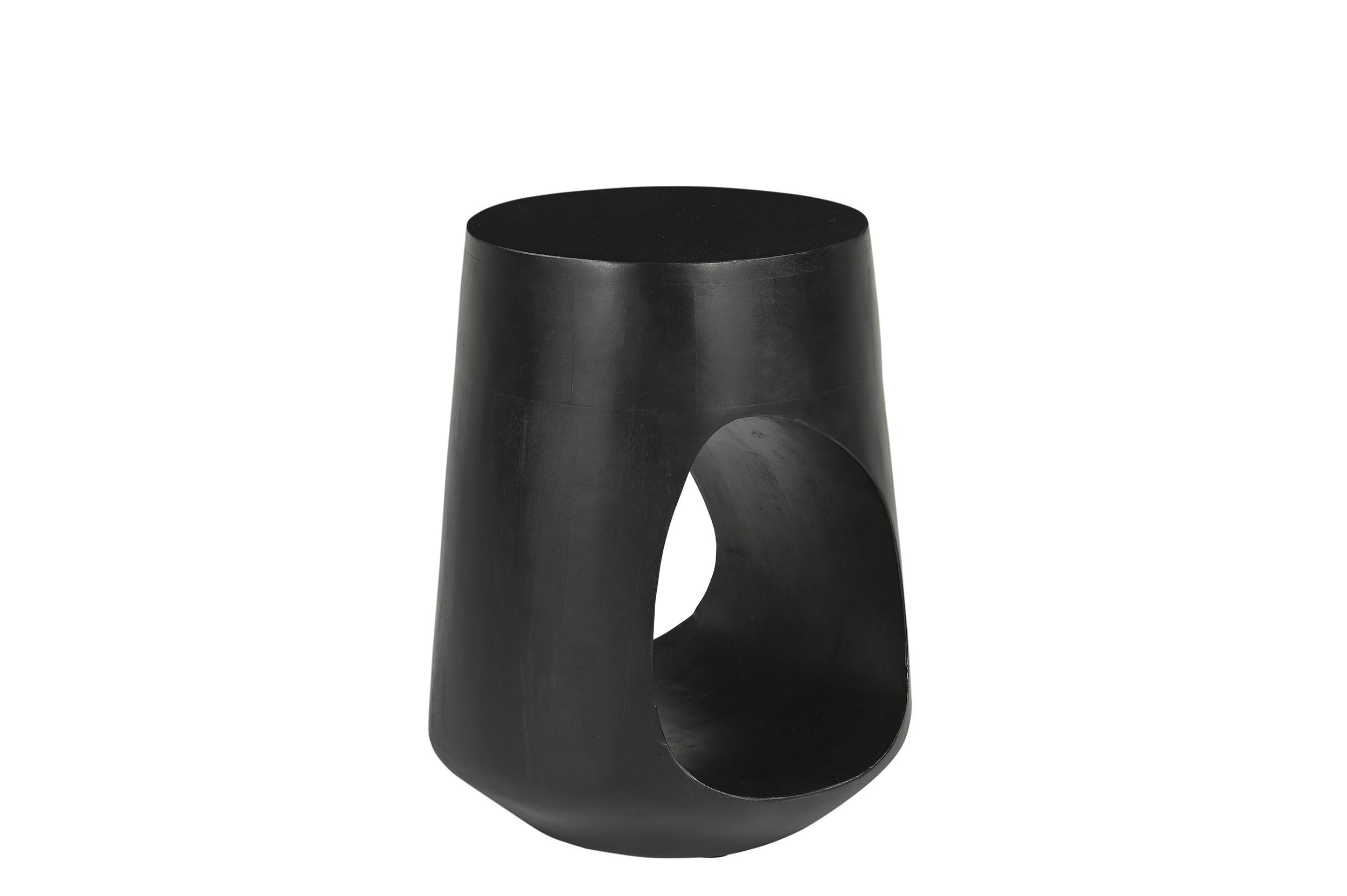 BEISTELLTISCH Schwarz B: 32 cm - Schwarz, Design, Holz (32/32/46cm) - MID.YOU