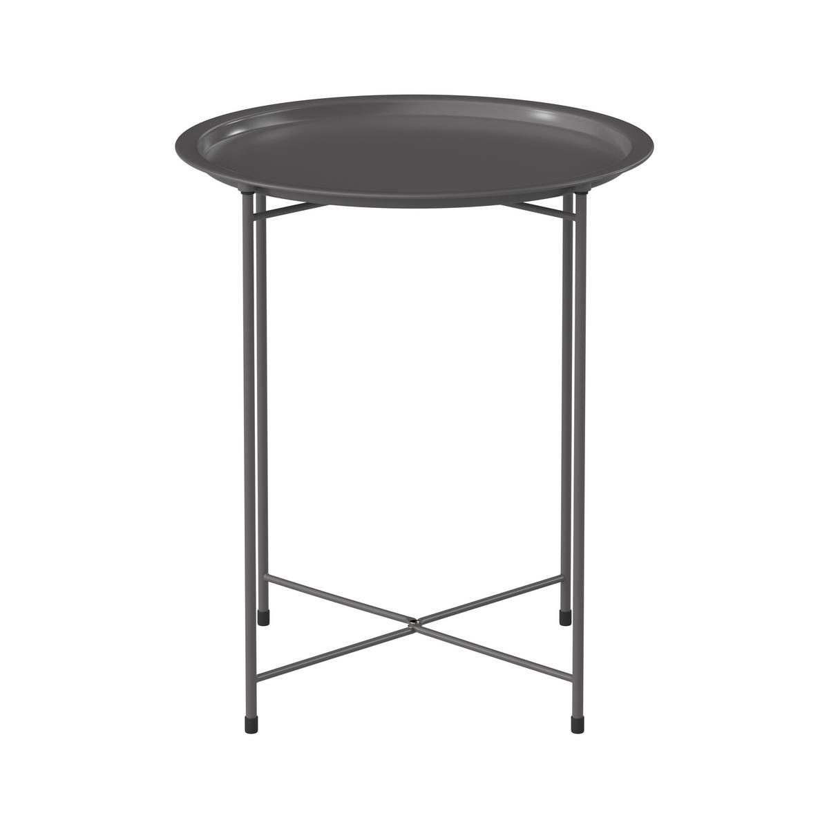 Gartenbeistelltisch Stella - Anthrazit, MODERN, Metall (46/52/46cm) - Luca Bessoni