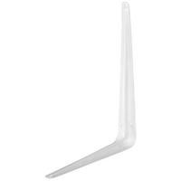 Regalkonsole 25 / 30 cm - Weiß, KONVENTIONELL, Metall (25/30cm)