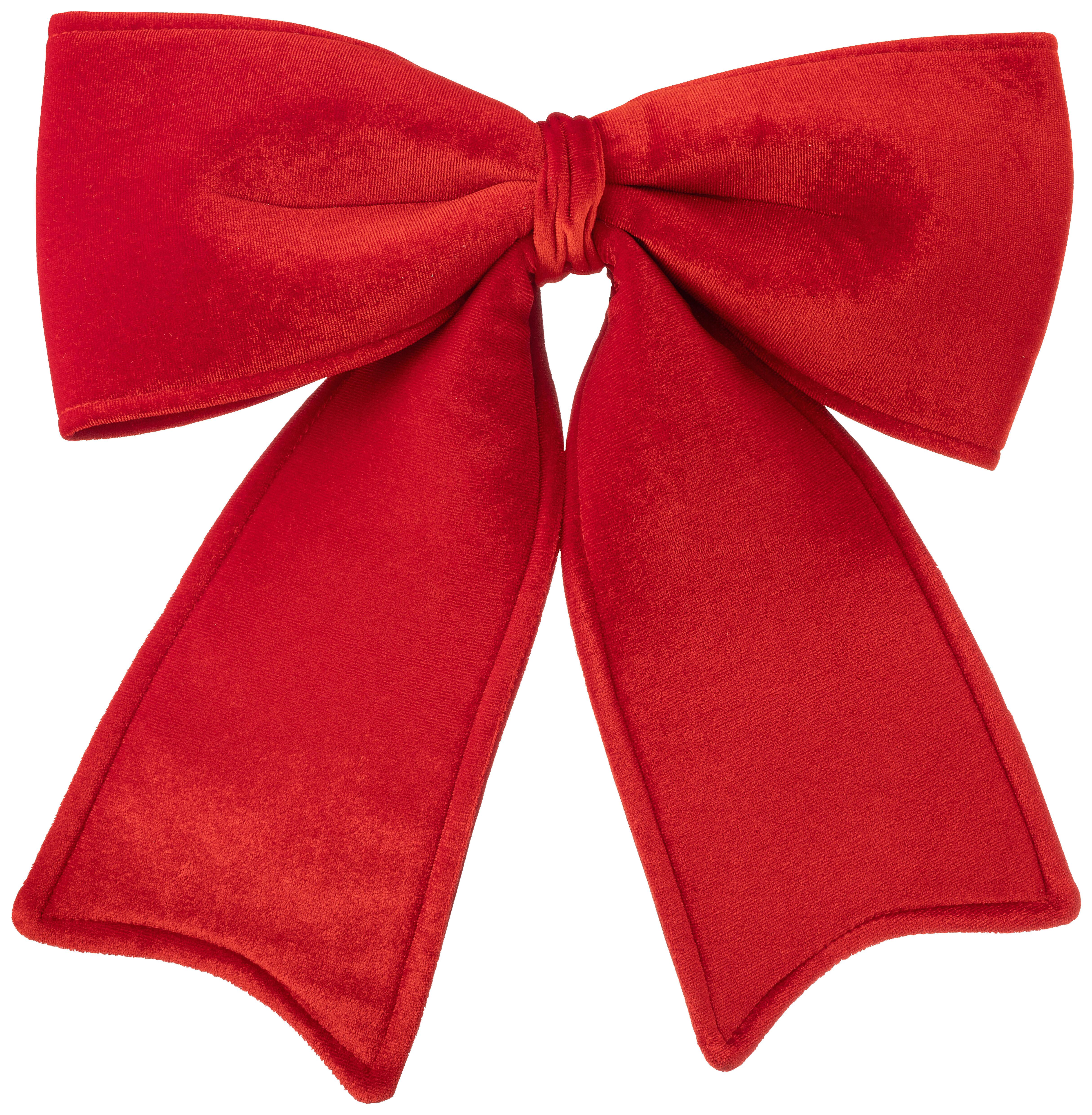 Dekoschleife Klara - Rot, KONVENTIONELL, Textil (29,5/30cm) - Luca Bessoni