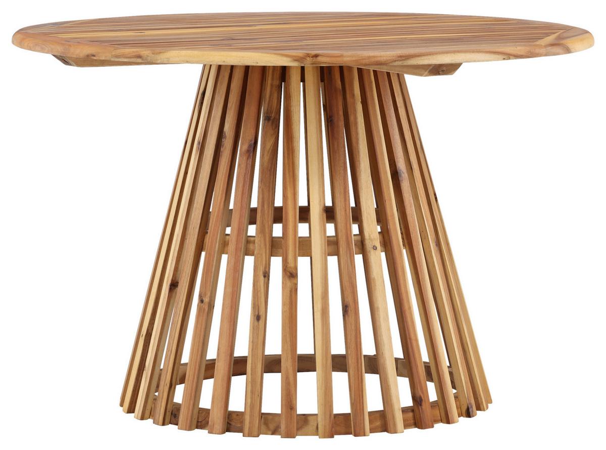 Gartentisch Lumpur Akazienholz L 120 cm - Akaziefarben, KONVENTIONELL, Holz (120/120/75cm) - Gardenson