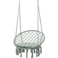 Hängesessel Grün - Grün, Basics, Textil/Metall (80/108cm)