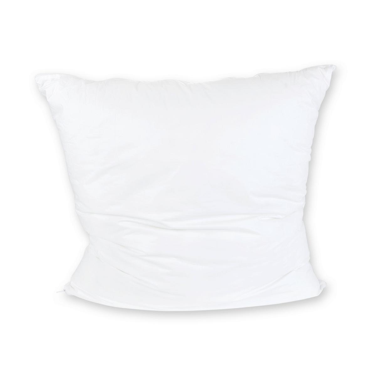 KOPFPOLSTER Eazzzy Weiß 80x80cm - Weiß, Basics, Kunststoff/Textil (80/80cm) - Genius