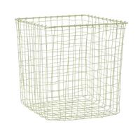 Koš Adela, 30/33cm - jadeitově zelená, Design, kov (30/33cm)