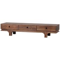 Lowboard Staes Walnussfarben B: 180cm - Walnussfarben, Design, Holz (180/37/45cm) - Livetastic