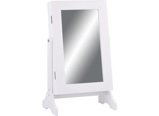 Skrinka Na Šperky Ela - biela, Moderný, kompozitné drevo/sklo (35/60/23,3cm) - Mömax modern living Skrinka Na Šperky Ela - biela, Moderný, kompozitné drevo/sklo (35/60/23,3cm) - Mömax modern living