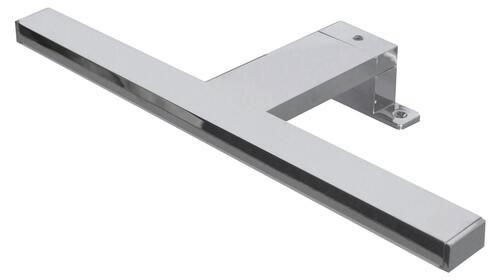 Aufbauleuchte B: 30 cm Chromfarben Led - Chromfarben, Basics, Metall (30/4/12,5cm) - MID.YOU