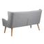 Dresitzer-Sofa Kamma Webstoff - Hellgrau/Naturfarben, LIFESTYLE, Textil (201/105/89cm) - Carryhome Dresitzer-Sofa Kamma Webstoff - Hellgrau/Naturfarben, LIFESTYLE, Textil (201/105/89cm) - Carryhome