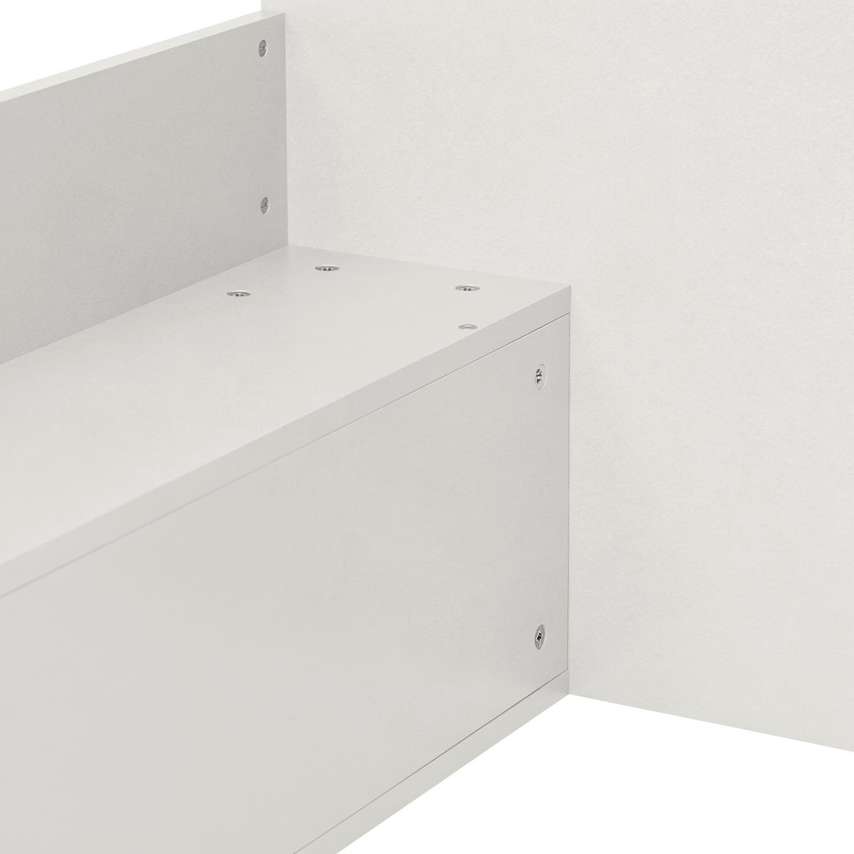 Bett Basic Two Kaschmir/Anthrazit 90x200 - Kaschmir/Anthrazit, KONVENTIONELL, Holzwerkstoff (90/200cm)