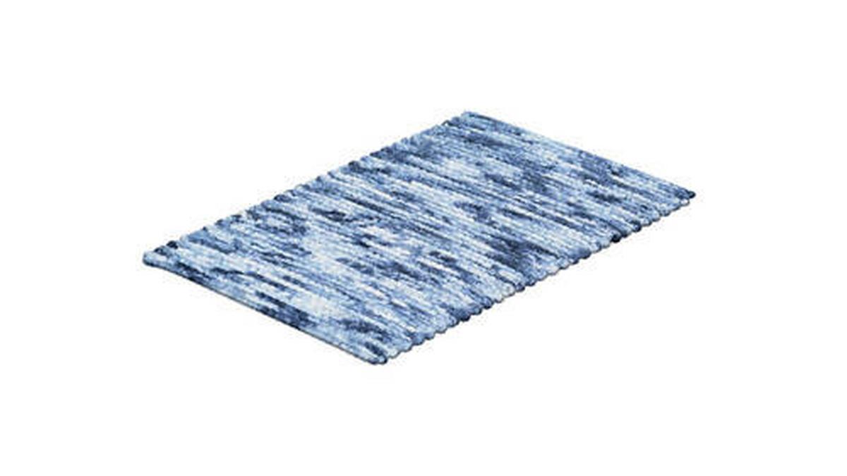KOBERČEK DO KÚPEĽNE B4575-014227048 - modrá, Basics, textil (60/90cm) - Grund