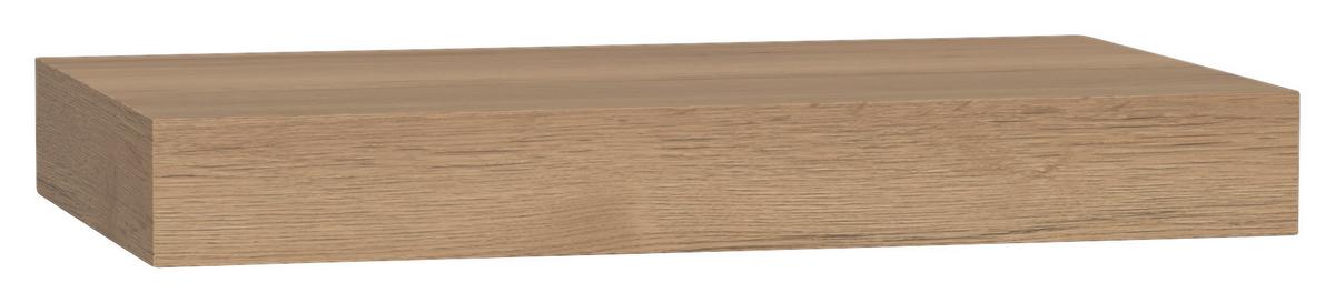 Wandkonsole Las Vegas Eichefarben Dekor B: 80 cm - Eichefarben, MODERN, Holzwerkstoff (80/10/48cm) - Vertico