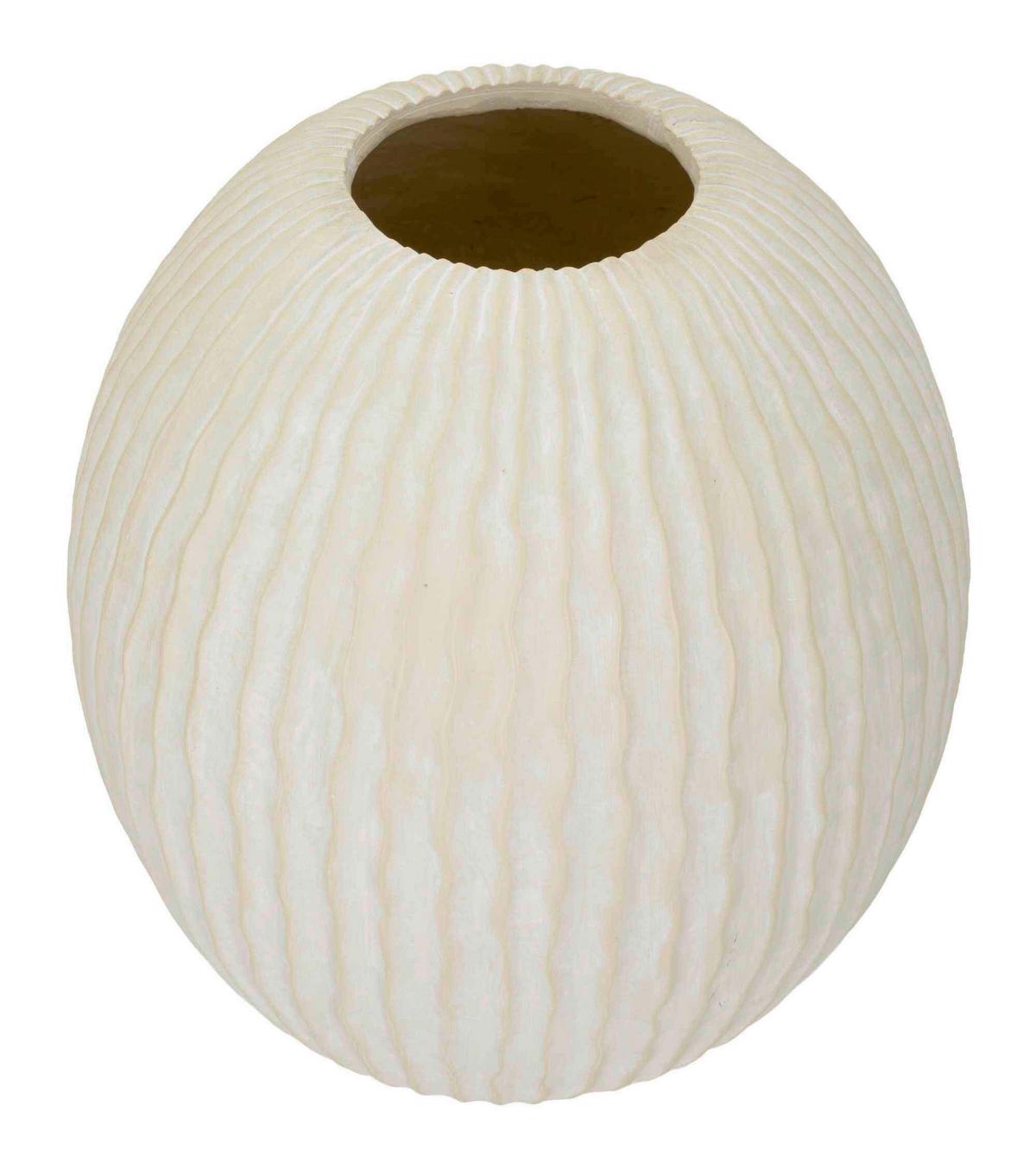 Vase Icicle Pot Creme B: 36,5 Cm - Creme, Basics, Metall (36,5/38/36,5cm)