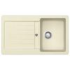 Spüle Austin Creme B: 86 cm - Creme, Design, Stein (86/21/50cm) - Respekta