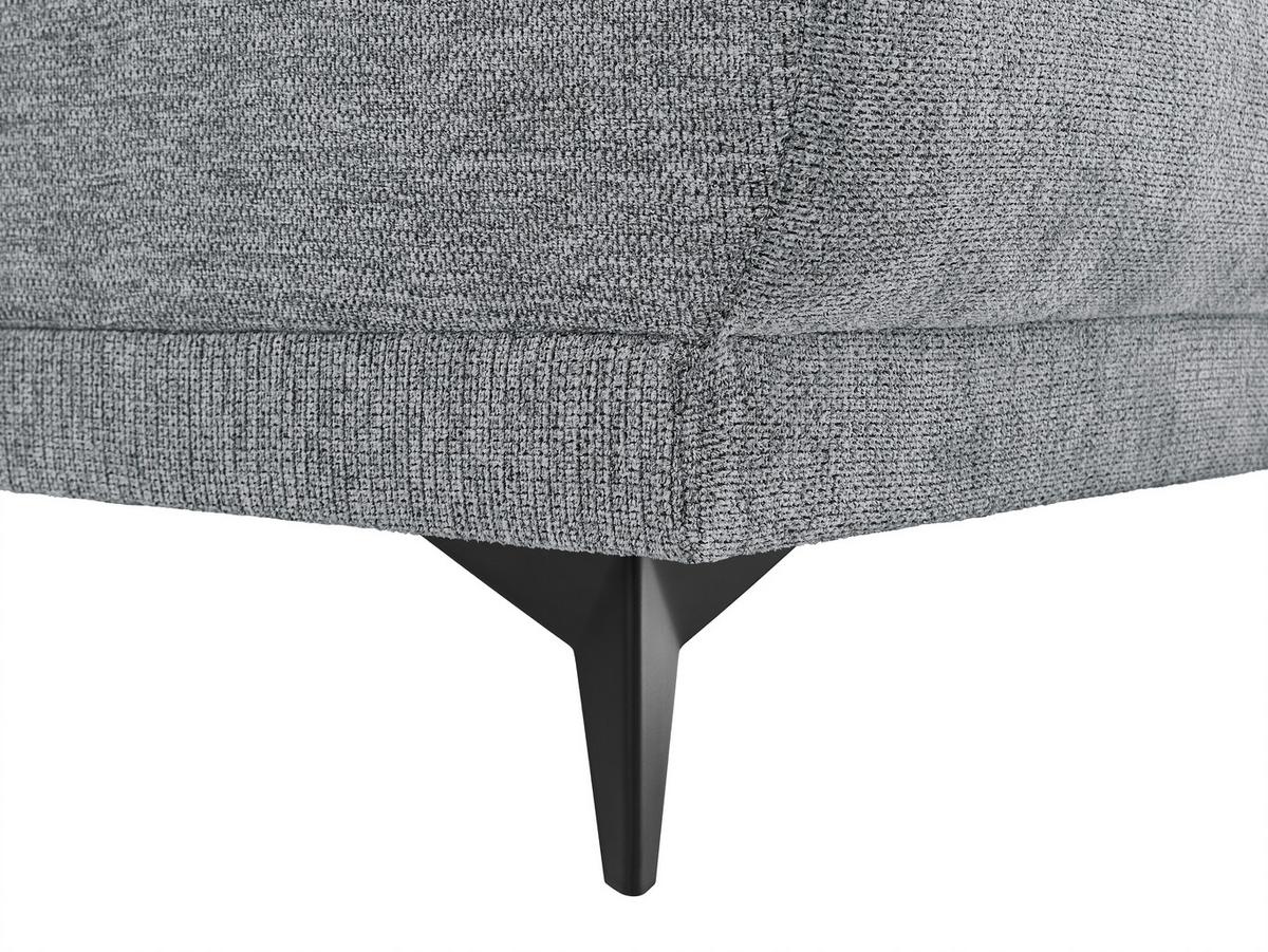 Ecksofa Texas Recr-Rechts Grau - Schwarz/Grau, KONVENTIONELL, Holz (259/203cm)