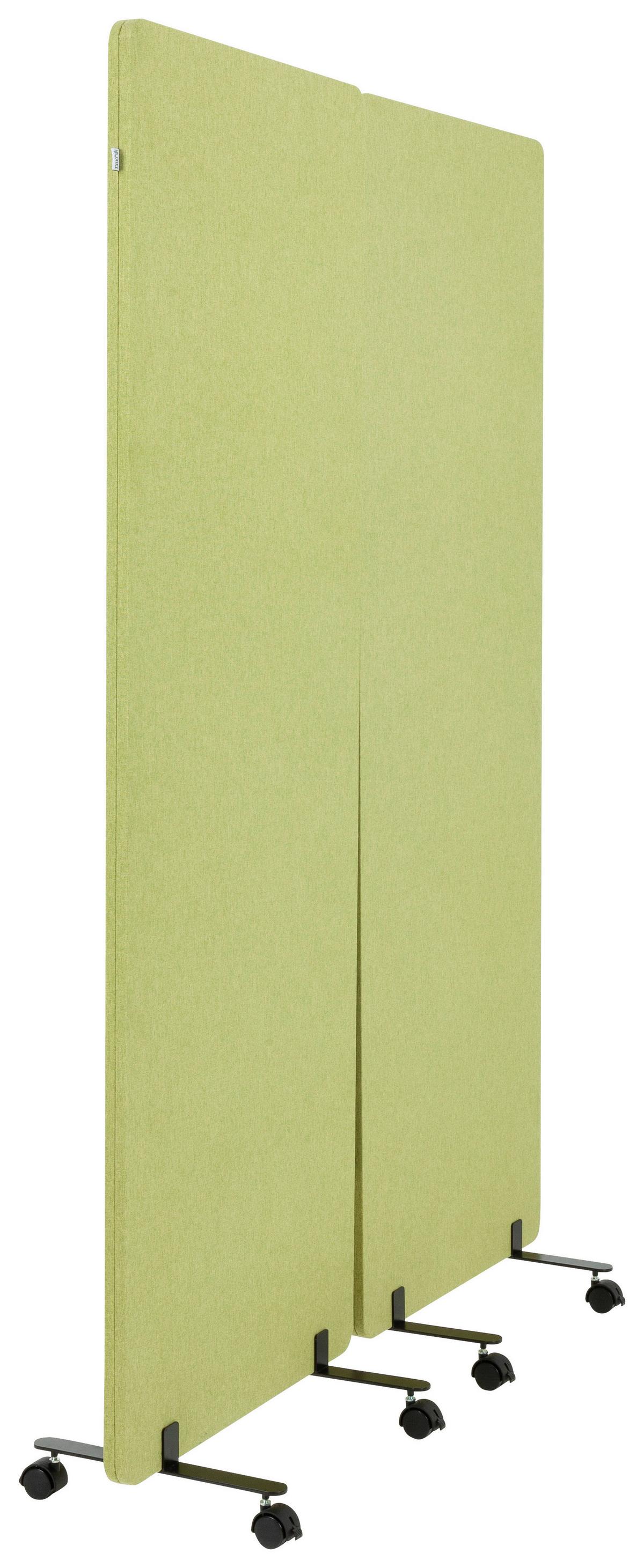 Trennwand Flexmiut - Hellgrün, Basics, Kunststoff/Textil (60/177/35cm) - MID.YOU