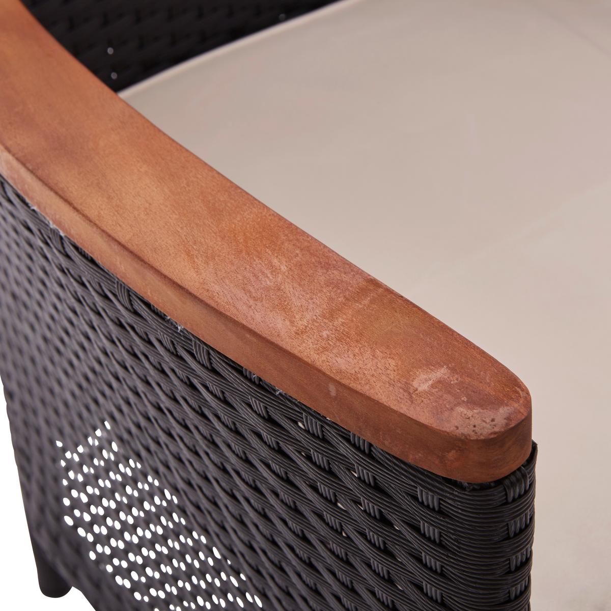 Kertibútor-garnitúra Moa - bézs/barna, Modern, műanyag/textil - James Wood
