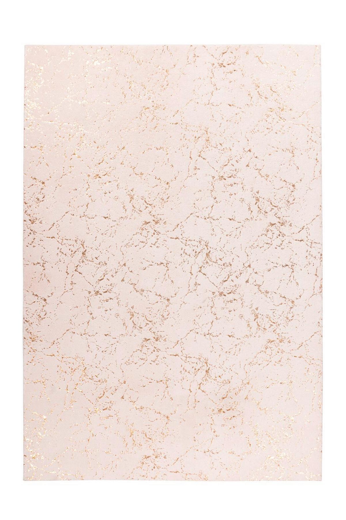 Teppich Creme, Goldfarben Bijou 225, BxL: 80x150 cm - Goldfarben/Creme, KONVENTIONELL, Textil (80/150cm)