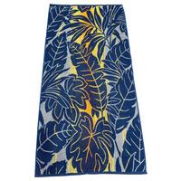 Strandtuch Bali - Blau, KONVENTIONELL, Textil (75/150cm) - Ondega