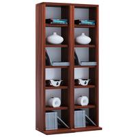 CD Regál Milano š: 42 cm orech - farba orecha, Konventionell, kompozitné drevo (42/92/20cm) - MID.YOU