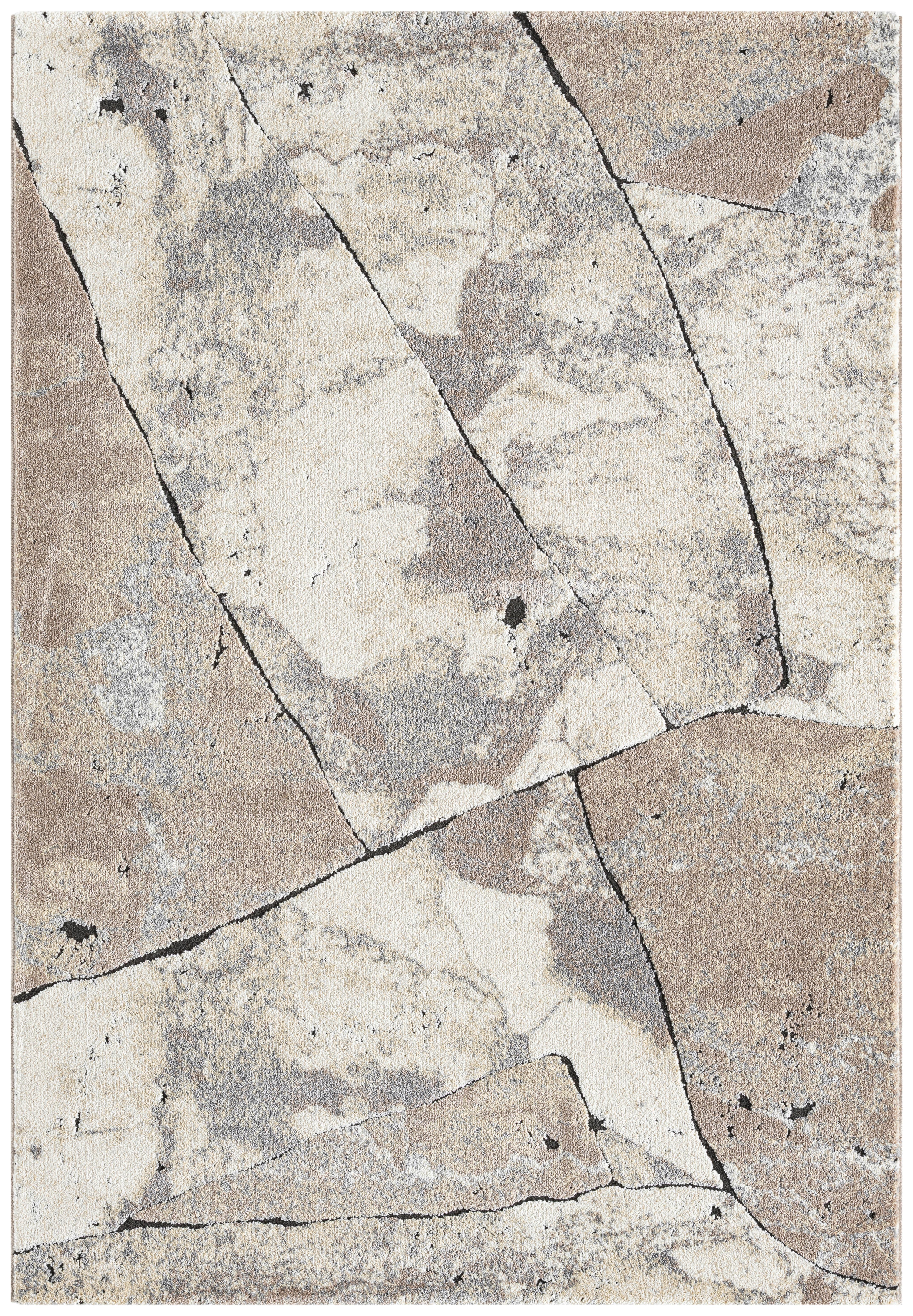 Webteppich Salena - Creme, ROMANTIK / LANDHAUS, Textil (80/150cm) - James Wood