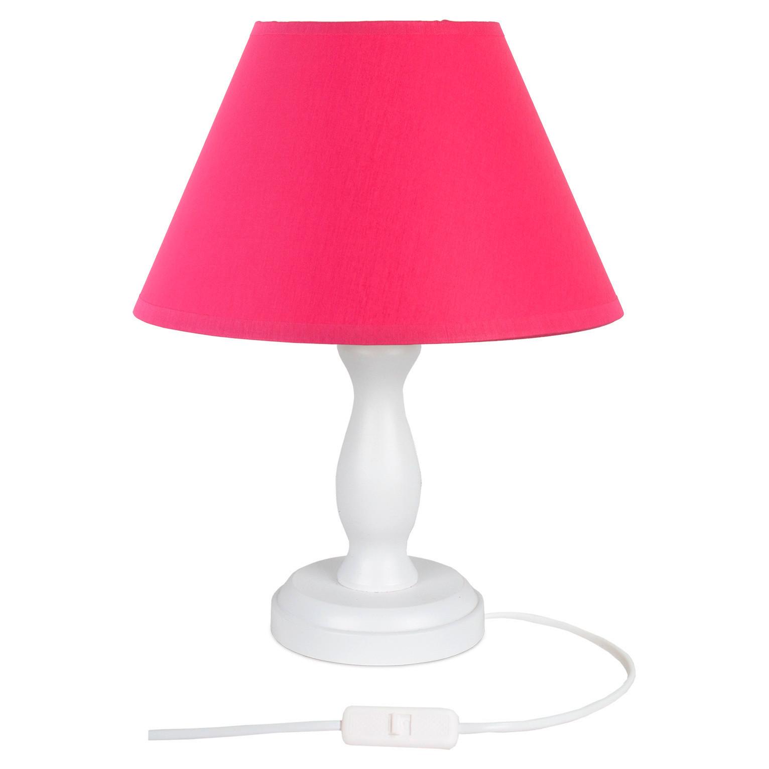 Tischleuchte 4102122 Stefi - Pink - Pink/Weiß, Basics, Holz (18/28cm)