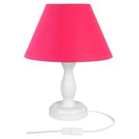 Tischleuchte 4102122 Stefi - Pink - Pink/Weiß, Basics, Holz (18/28cm)