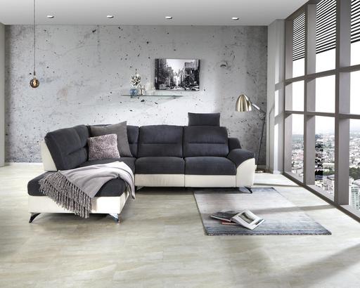 Wohnlandschaft mit Ottomane links