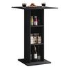 Stehpult Bofus B: 70cm Schwarz - Schwarz, Basics, Holzwerkstoff (70/70/108cm) - MID.YOU