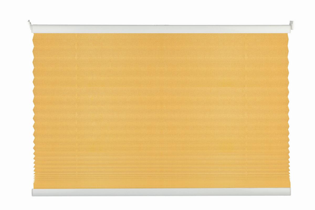 Plissee Gelb B: 120 Cm - Basics (120/130cm) - Homeware