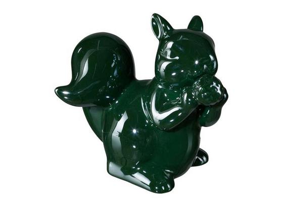 Dekoeichhörnchen H: 12,5 cm,grün - Dunkelgrün, MODERN, Keramik (13/10/12,5cm) Dekoeichhörnchen H: 12,5 cm,grün - Dunkelgrün, MODERN, Keramik (13/10/12,5cm)