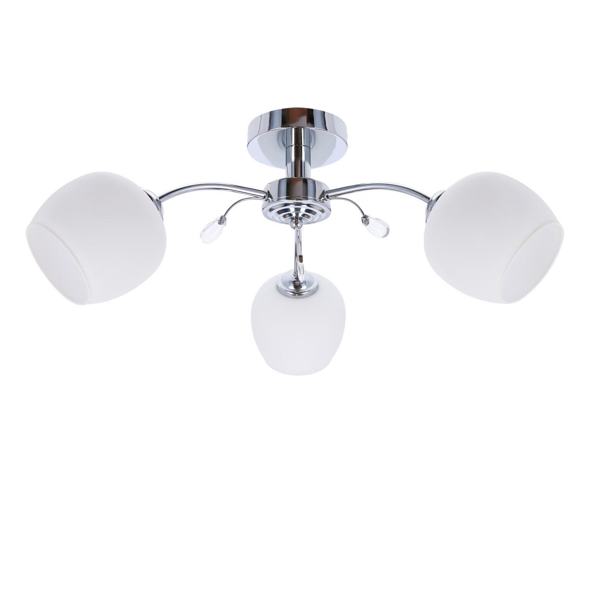 Deckenleuchte 33-09432 Estar - Chromfarben, KONVENTIONELL, Metall (54/54/23cm)