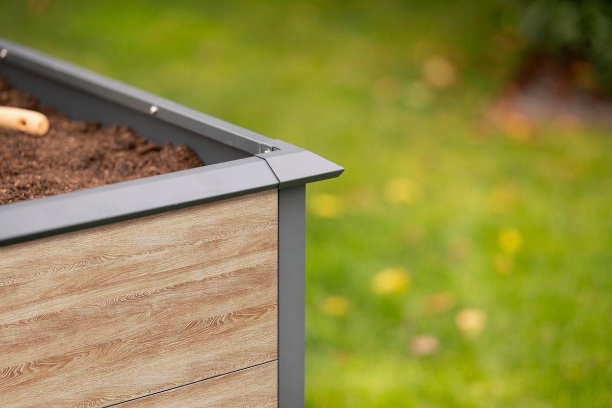 Hochbeet Primus-Multi XL - Lärchefarben, KONVENTIONELL, Metall (100/200/77cm)