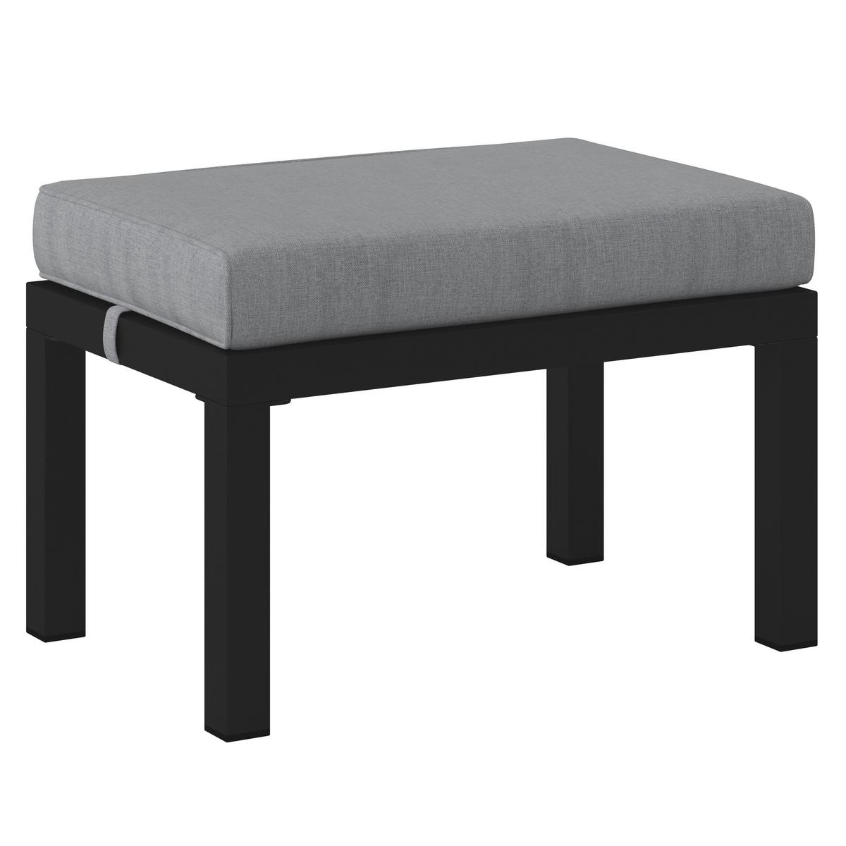 Záhradná sedacia súprava PERGOLINA - sivá/svetlosivá, Modern, kov/textil (194/245cm) - Bessagi Garden