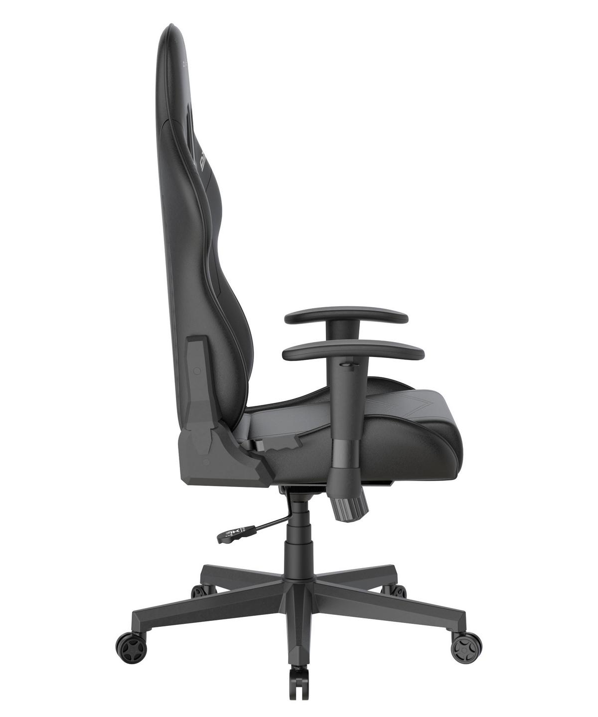 Gamingstuhl Prince Schwarz B: 70cm - Schwarz/Weiß, KONVENTIONELL, Kunststoff/Textil (70/132/70cm) - Dxracer
