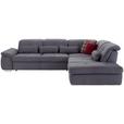 Ecksofa mit Schlaffunktion Paso, Webstoff - Grau, MODERN, Textil (315/260cm) - Luca Bessoni