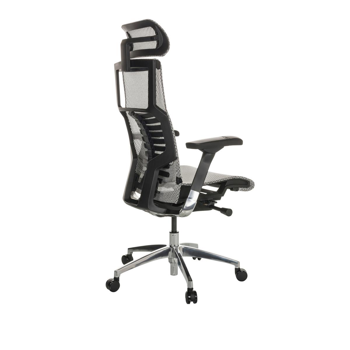 Drehstuhl Dynafit Ii - Silberfarben/Hellgrau, Basics, Kunststoff/Textil (67/119-135/60cm) - MID.YOU