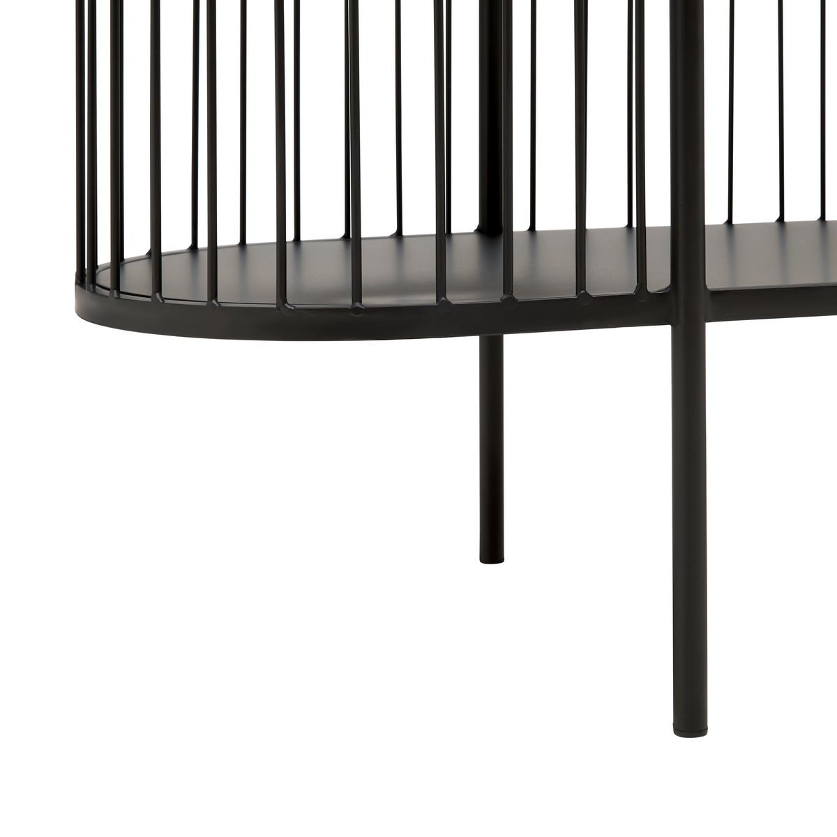 NÍZKÁ KOMODA TIAGO -EXKLUSIV- - černá, Lifestyle, kov (120/54/34cm) - Mömax
