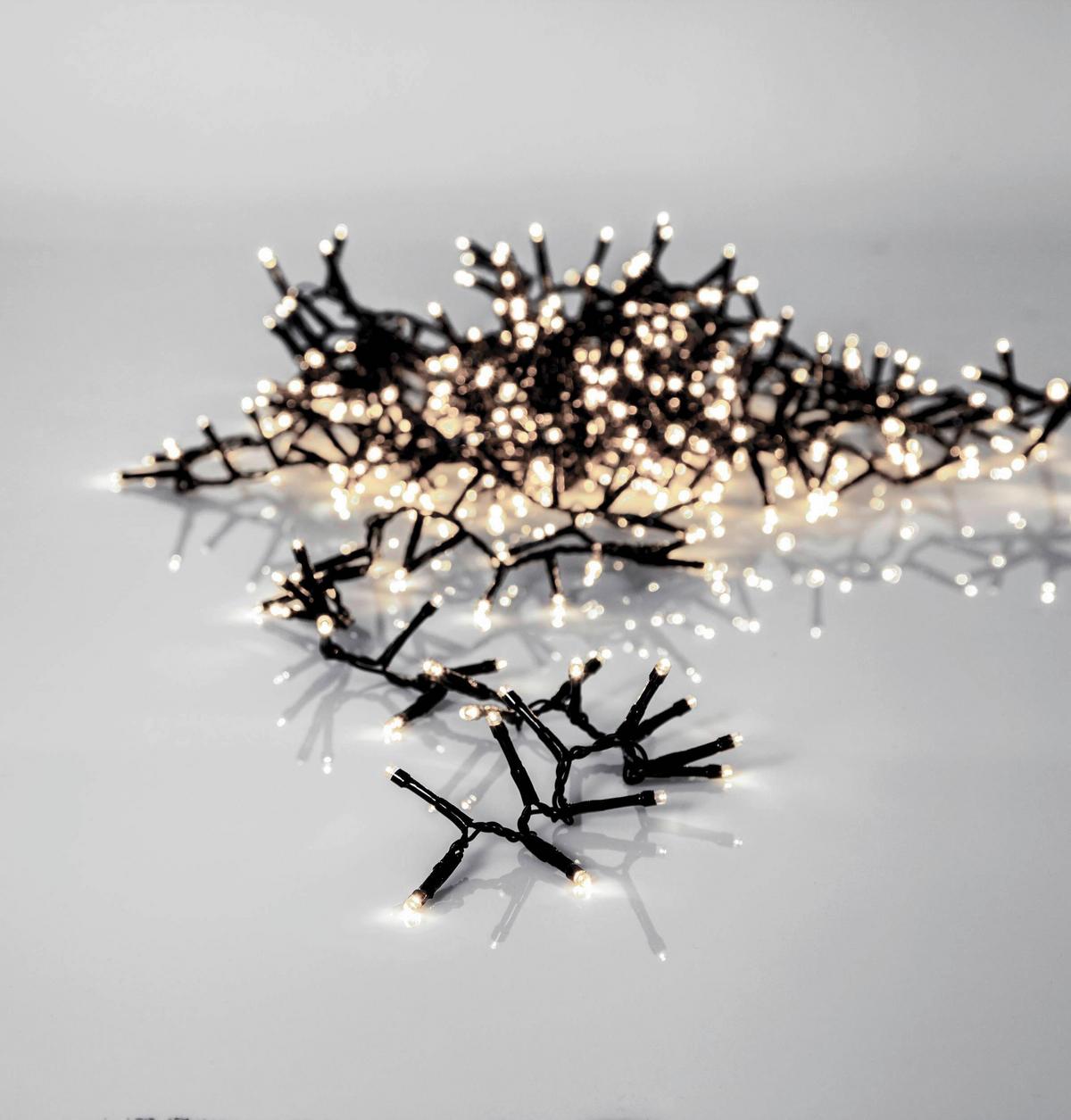 Lichterkette 410836 Lichterkette - Transparent/Schwarz, Basics, Kunststoff (2500cm) - Eglo