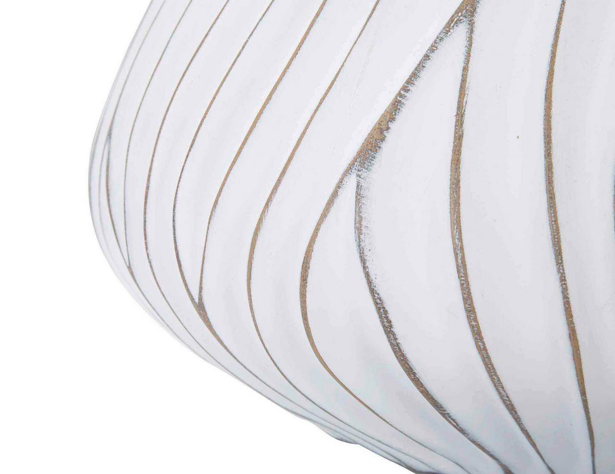 Vase Polyresin Honduras Weiß B: 40 cm - Weiß, Basics, Kunststoff (40/20/40cm)