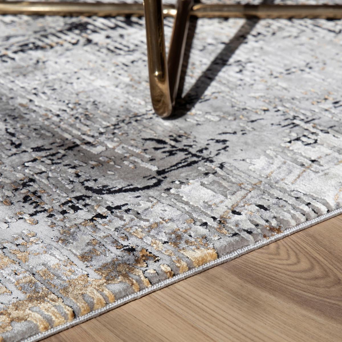 Webteppich Grau My Jewel Of Obsession 140x200 cm - Grau, KONVENTIONELL, Textil (140/200cm) - Obsession