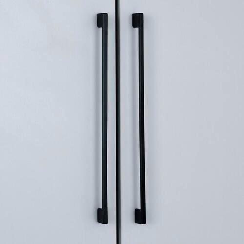 Möbelgriff Schwarz Passend Zu Unit Elements - Schwarz, MODERN, Metall (35,2/2,8/0,6cm) - Ondega