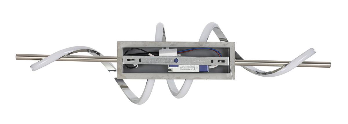 Led-deckenleuchte Josi - Chromfarben/Nickelfarben, Kunststoff/Metall (20/80/26,5cm) - Luca Bessoni