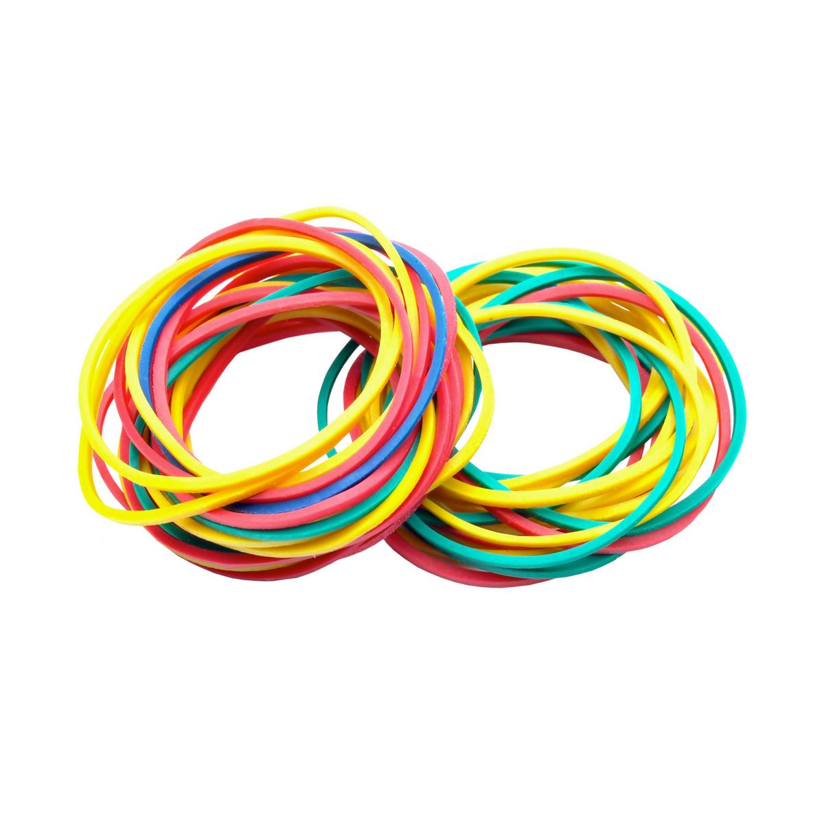 Gummiringe Malin, Bunt Inhalt: ca. 28 Gramm - Basics, Kunststoff (0,028kg) - Metaltex